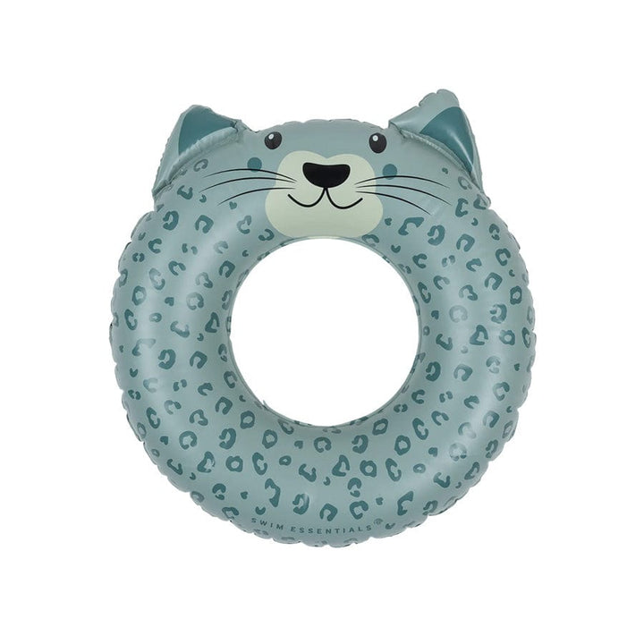 Swim Essentials Inflatable Swim Ring – Green Leopard (55 cm)