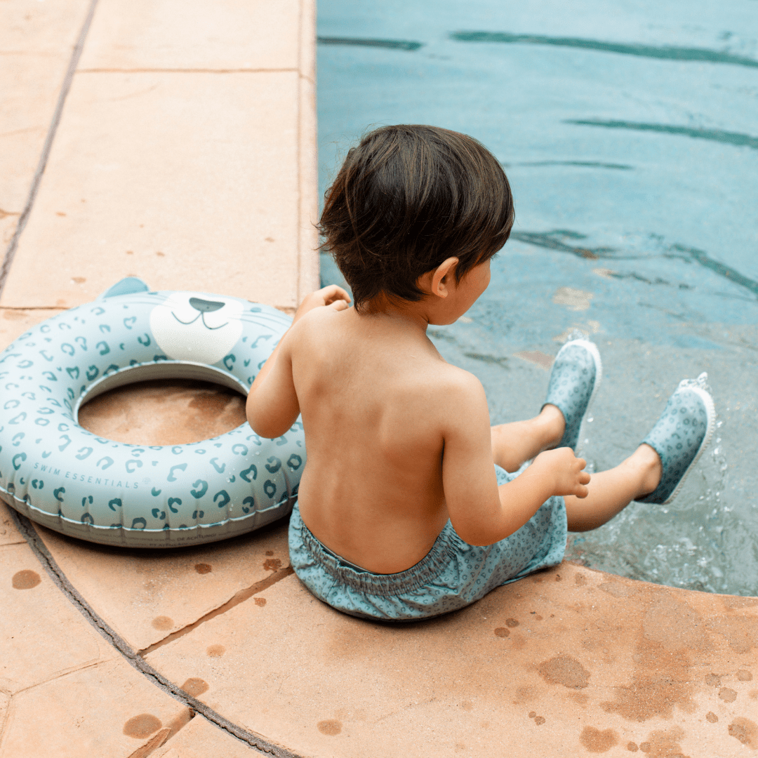 Swim Essentials Inflatable Swim Ring – Green Leopard (55 cm)