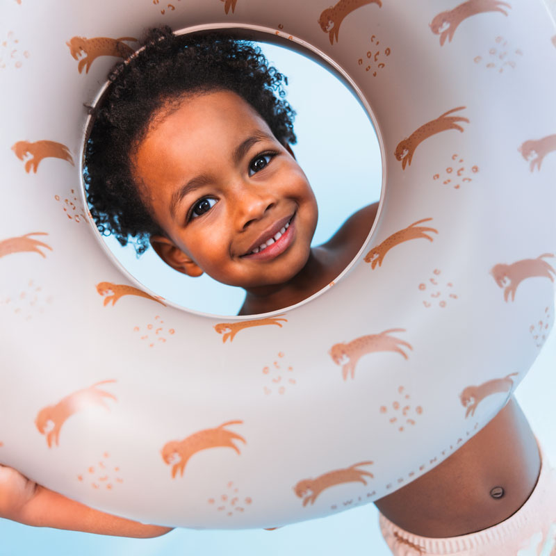 Swim Essentials Inflatable Swim Ring – Leopard (55 cm)