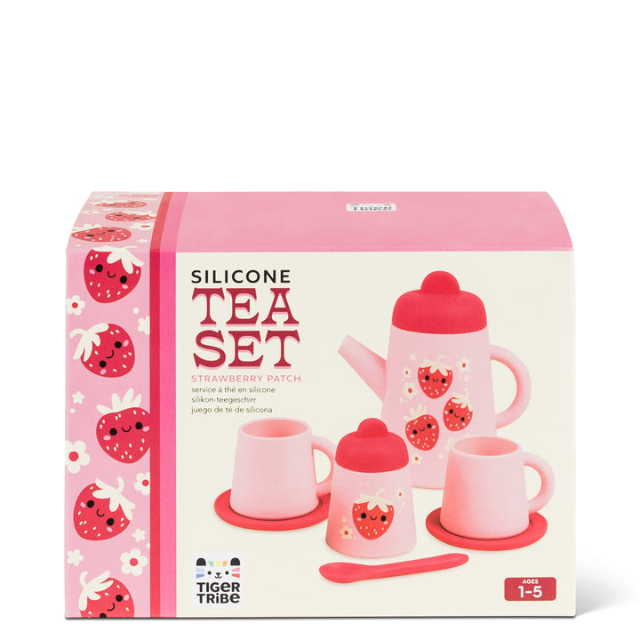Tiger Tribe Silicone Tea Set – Strawberry Patch