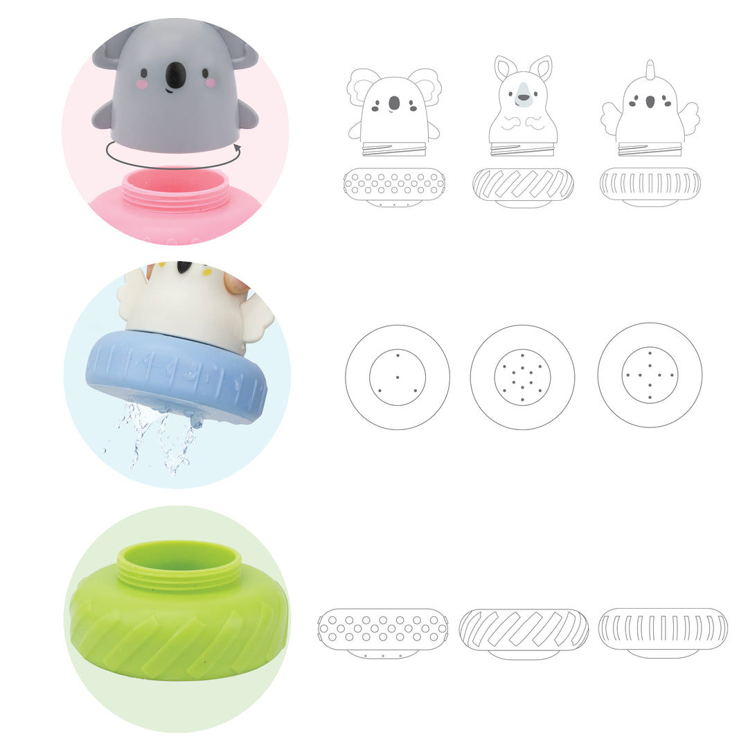 Tiger Tribe Mix &amp; Match Bath Mates – Aussie Animals