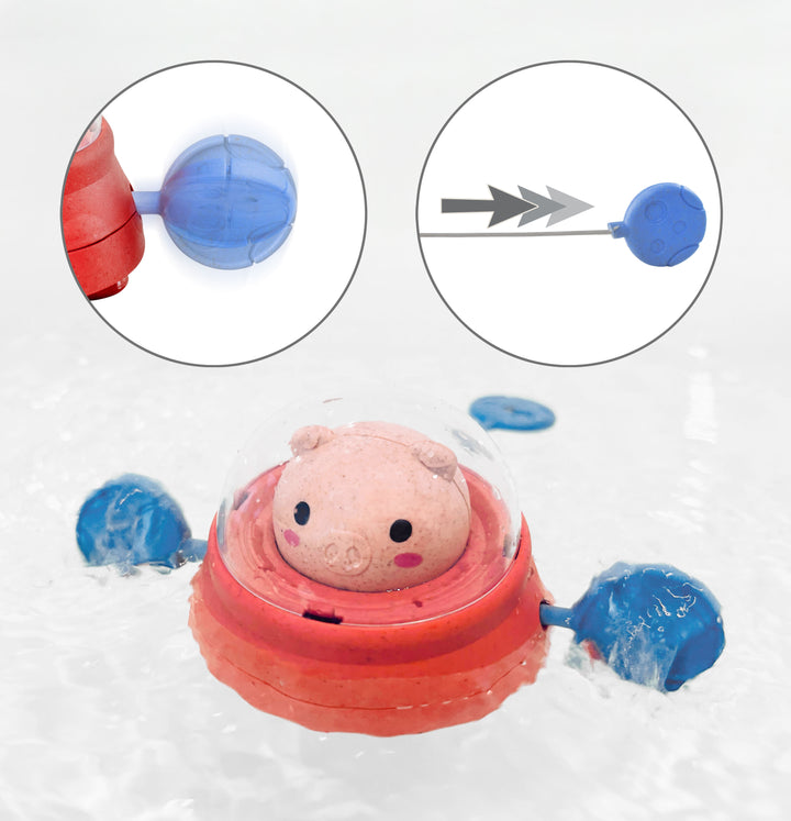 Tiger Tribe Bath Paddle Ship – Space Piggy