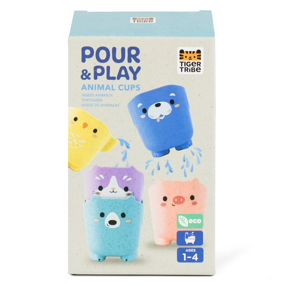 Tiger Tribe Pour &amp; Play – Animal Cups