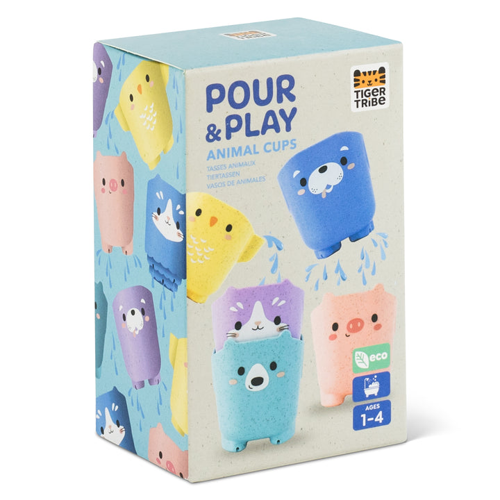 Tiger Tribe Pour &amp; Play – Animal Cups