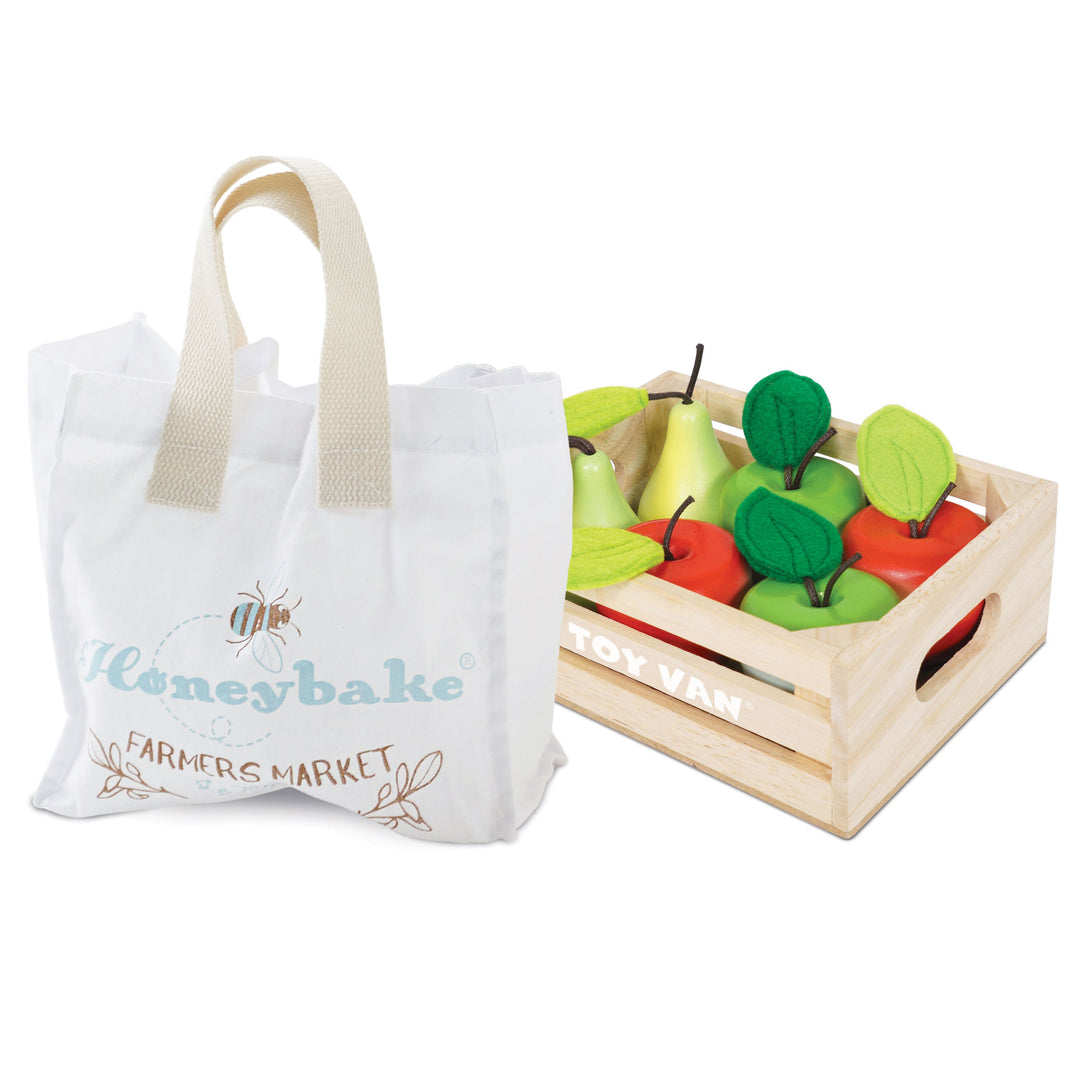 Le Toy Van Market Stall &amp; Fruit Play Food Crate