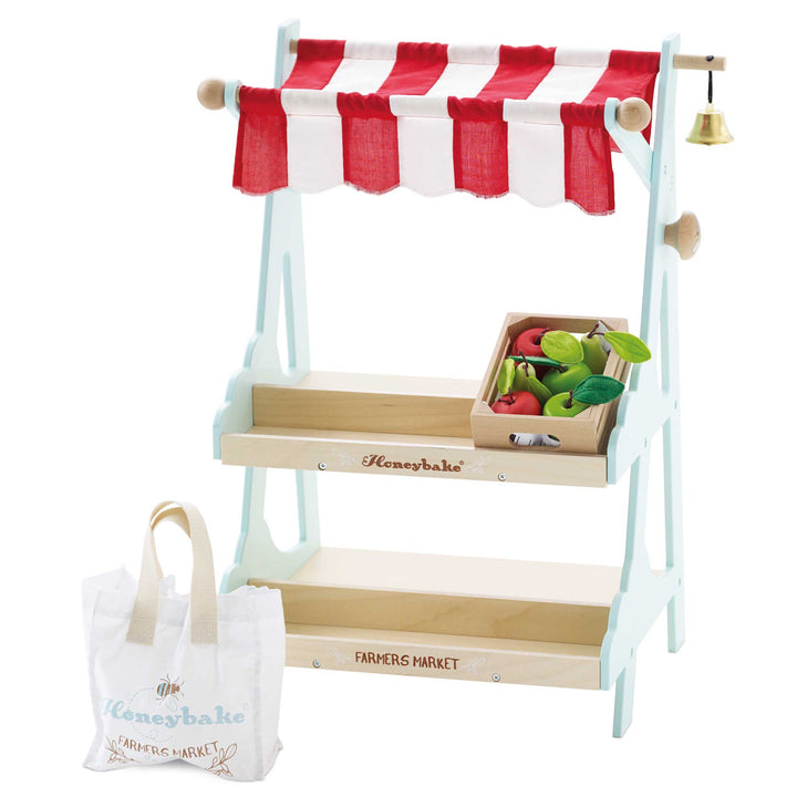 Le Toy Van Market Stall &amp; Fruit Play Food Crate