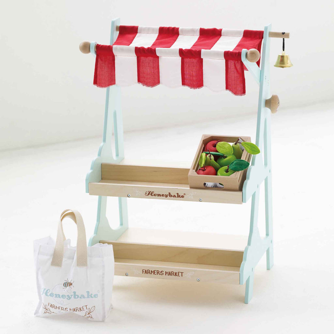 Le Toy Van Market Stall &amp; Fruit Play Food Crate