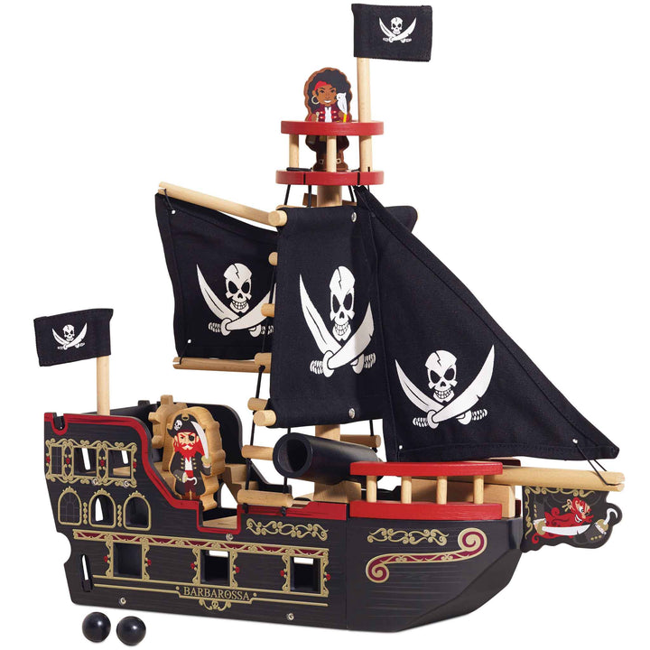 Le Toy Van Barbarossa Pirate Ship &amp; Characters