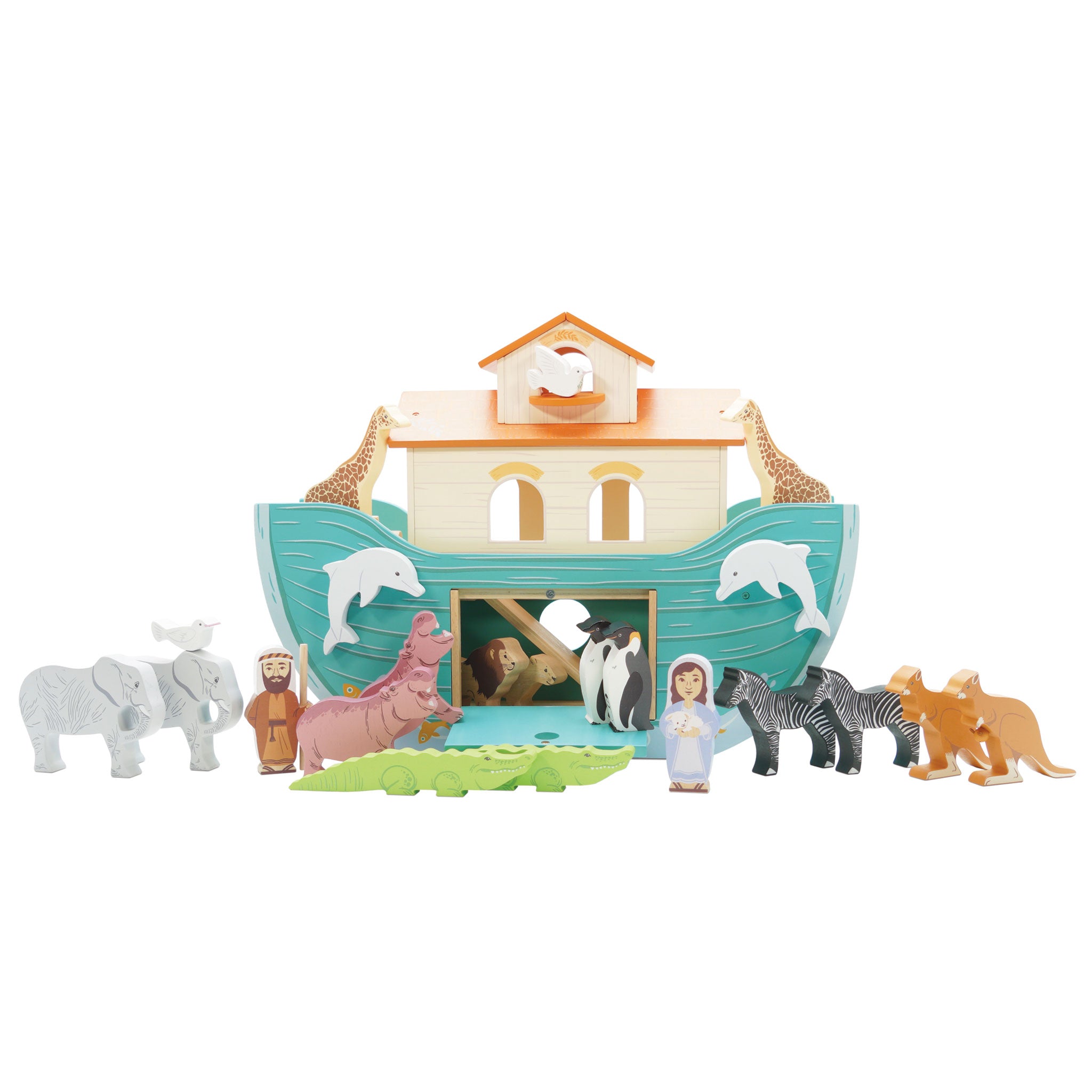 Le Toy Van Noah’s Great Wooden Ark & Animals