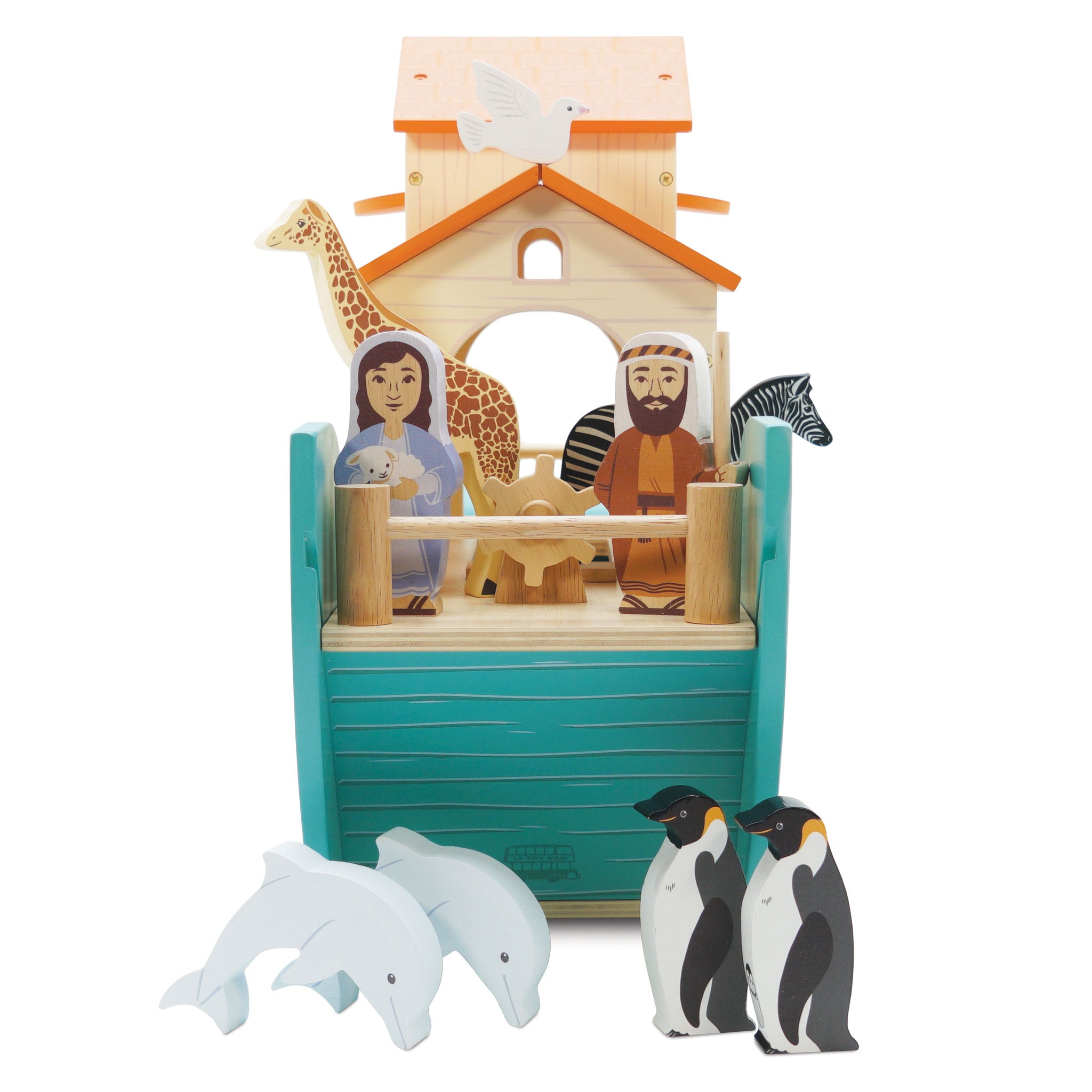 Le Toy Van Noah’s Great Wooden Ark & Animals