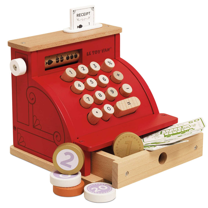 Le Toy Van Shop Cash Register with Money