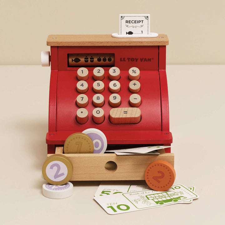 Le Toy Van Shop Cash Register with Money