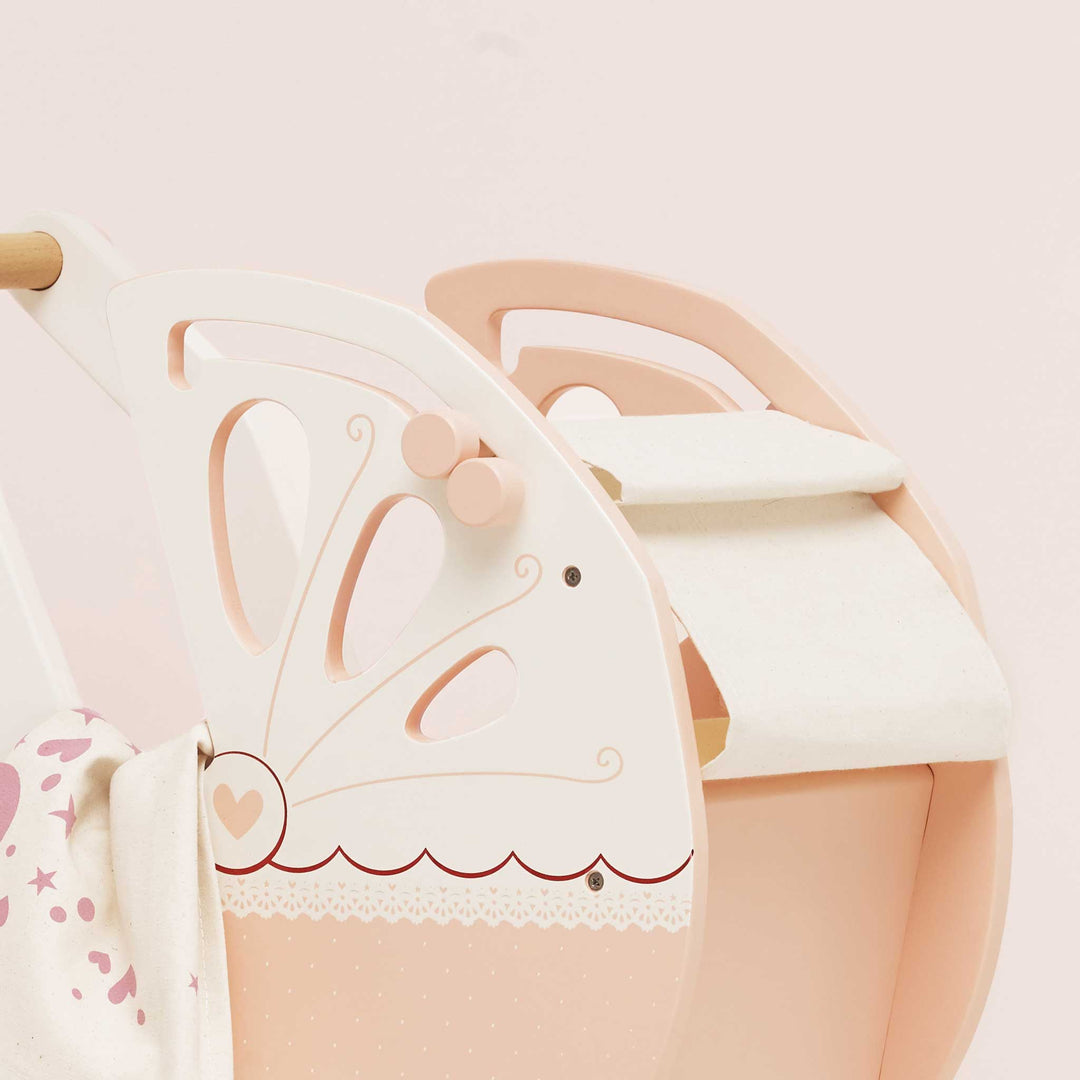 Le Toy Van Retro Wooden Doll Pram