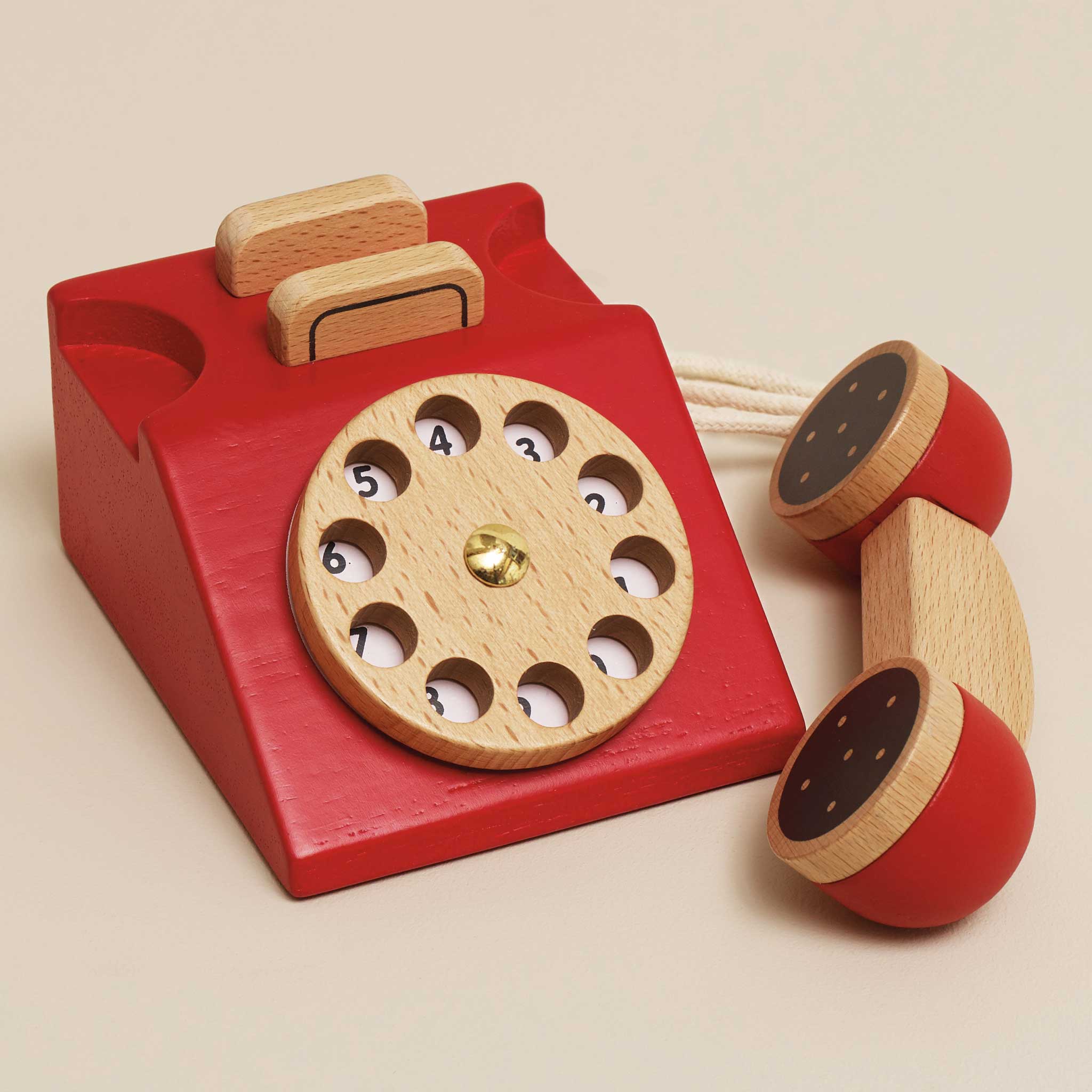 Le Toy Van Vintage Wooden Phone