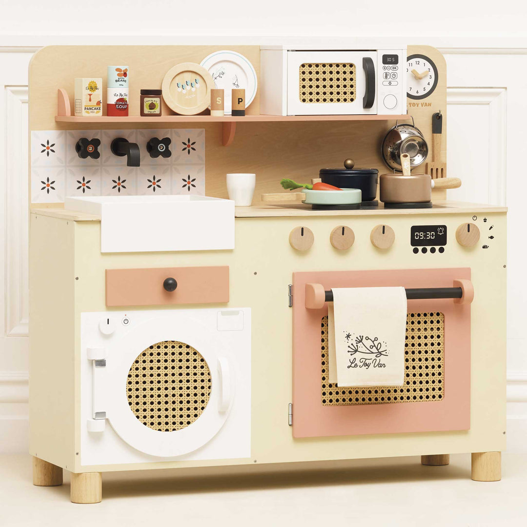 Le Toy Van Rattan Family Wooden Play Kitchen