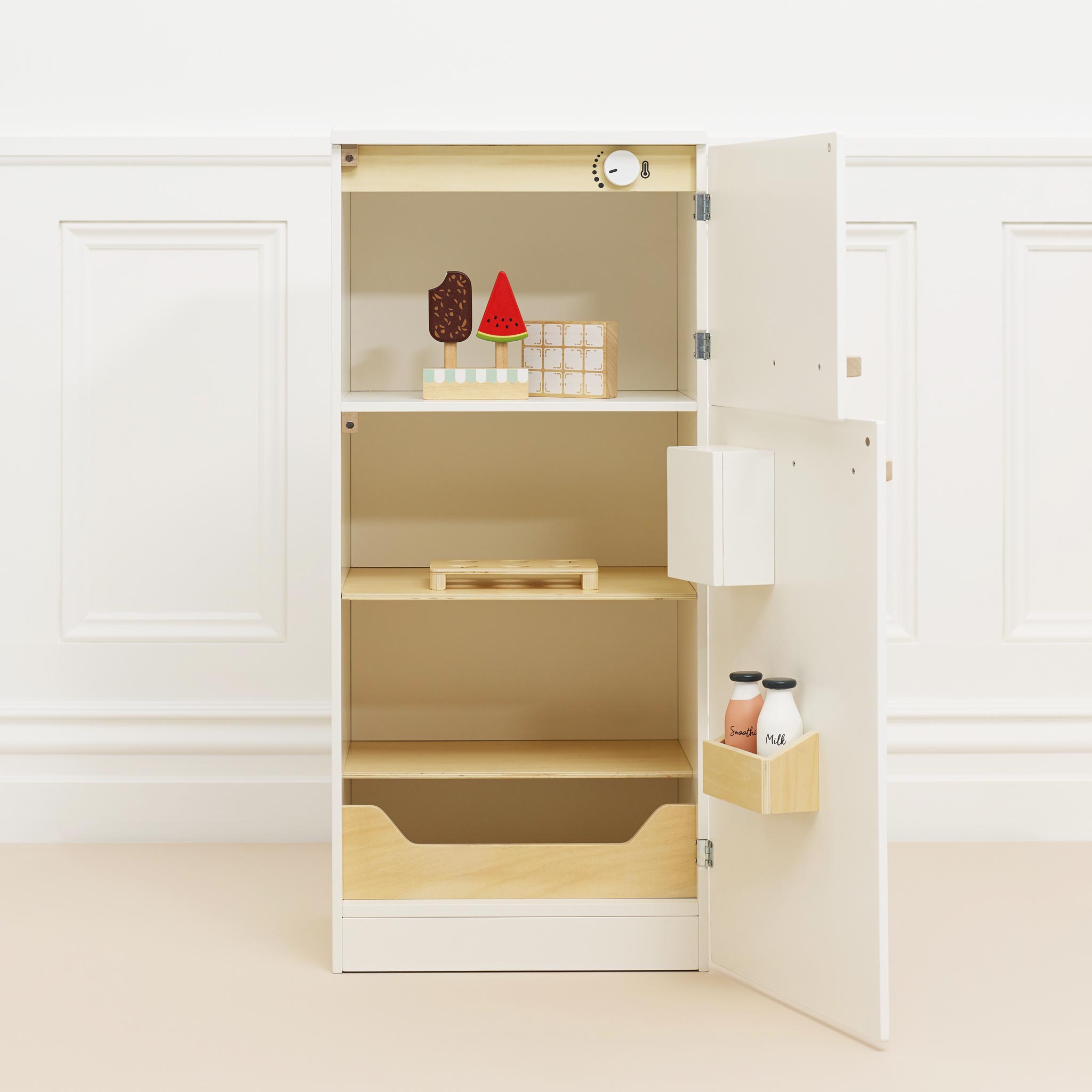 Le Toy Van Wooden Freestanding Fridge & Freezer