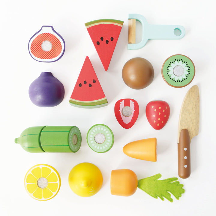Le Toy Van Chopping Board &amp; Sliceable Play Food