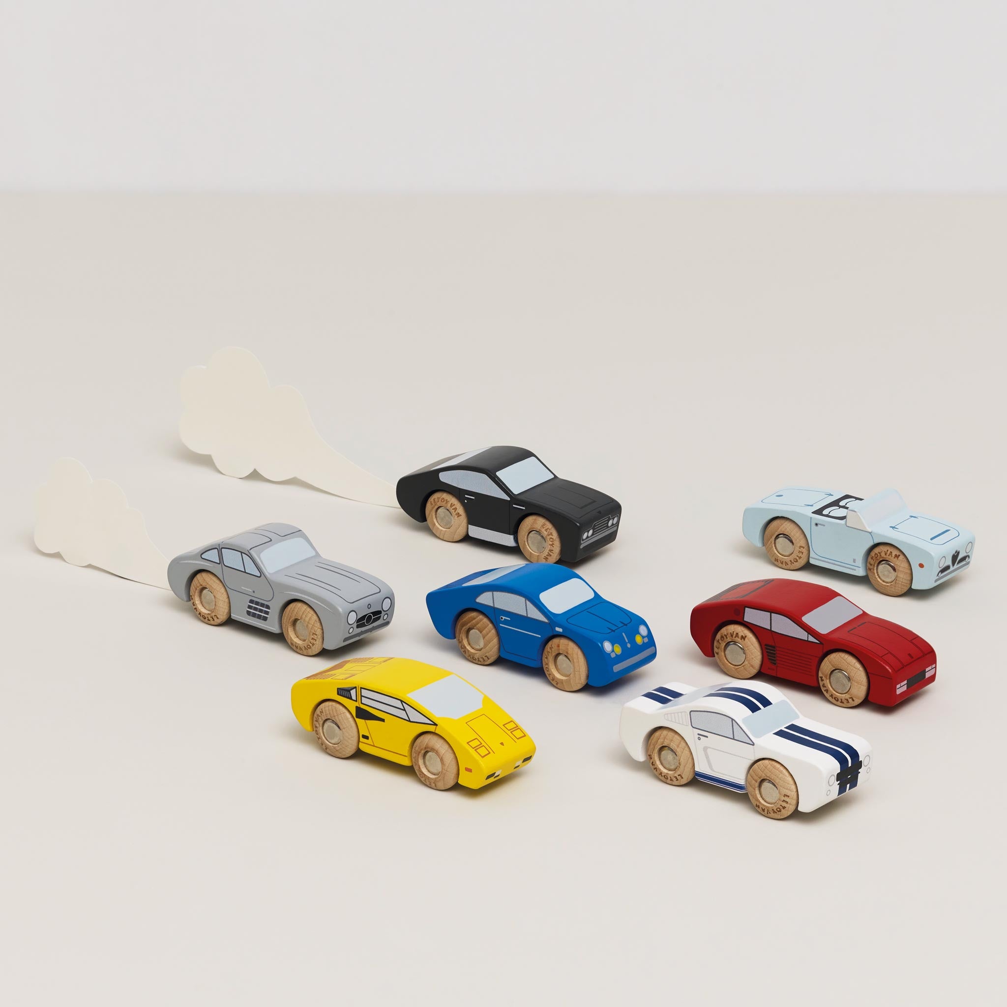 Le Toy Van Classic Wooden Sports Cars