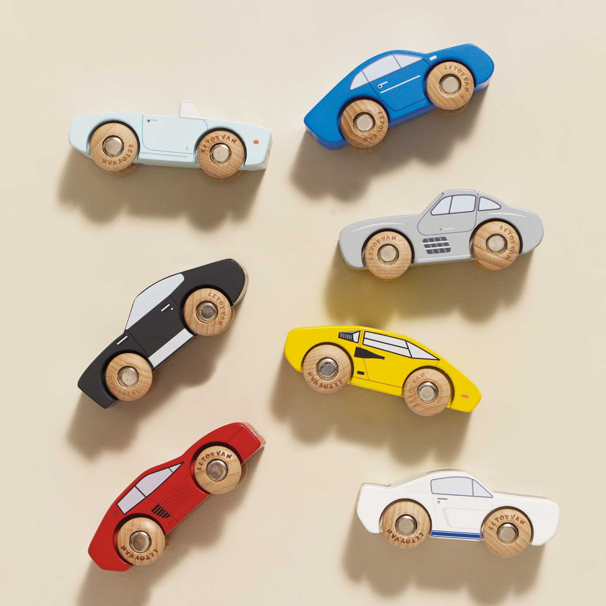 Le Toy Van Classic Wooden Sports Cars