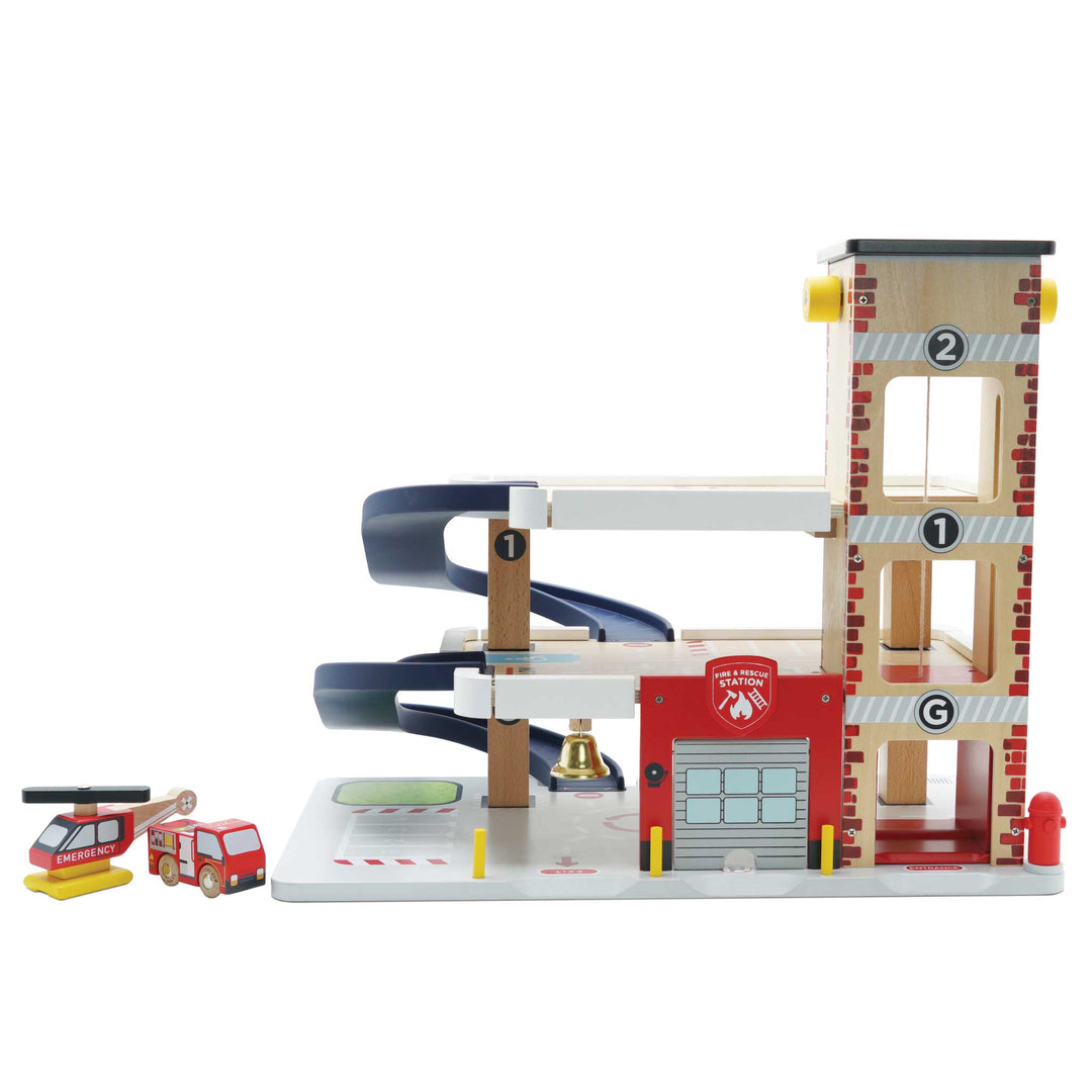 Le Toy Van Fire &amp; Rescue Garage