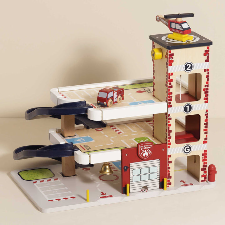 Le Toy Van Fire &amp; Rescue Garage