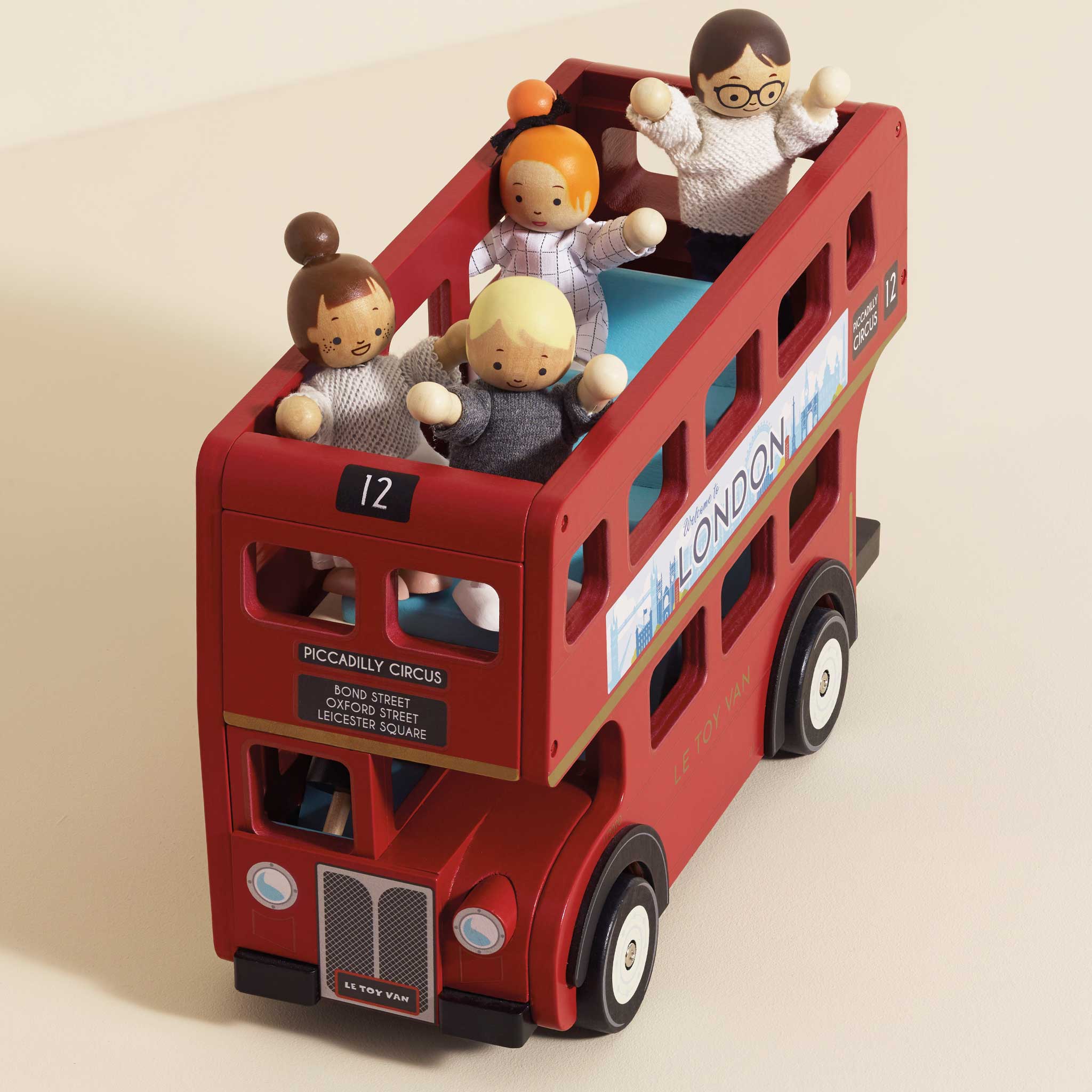 Le Toy Van London Wooden Bus