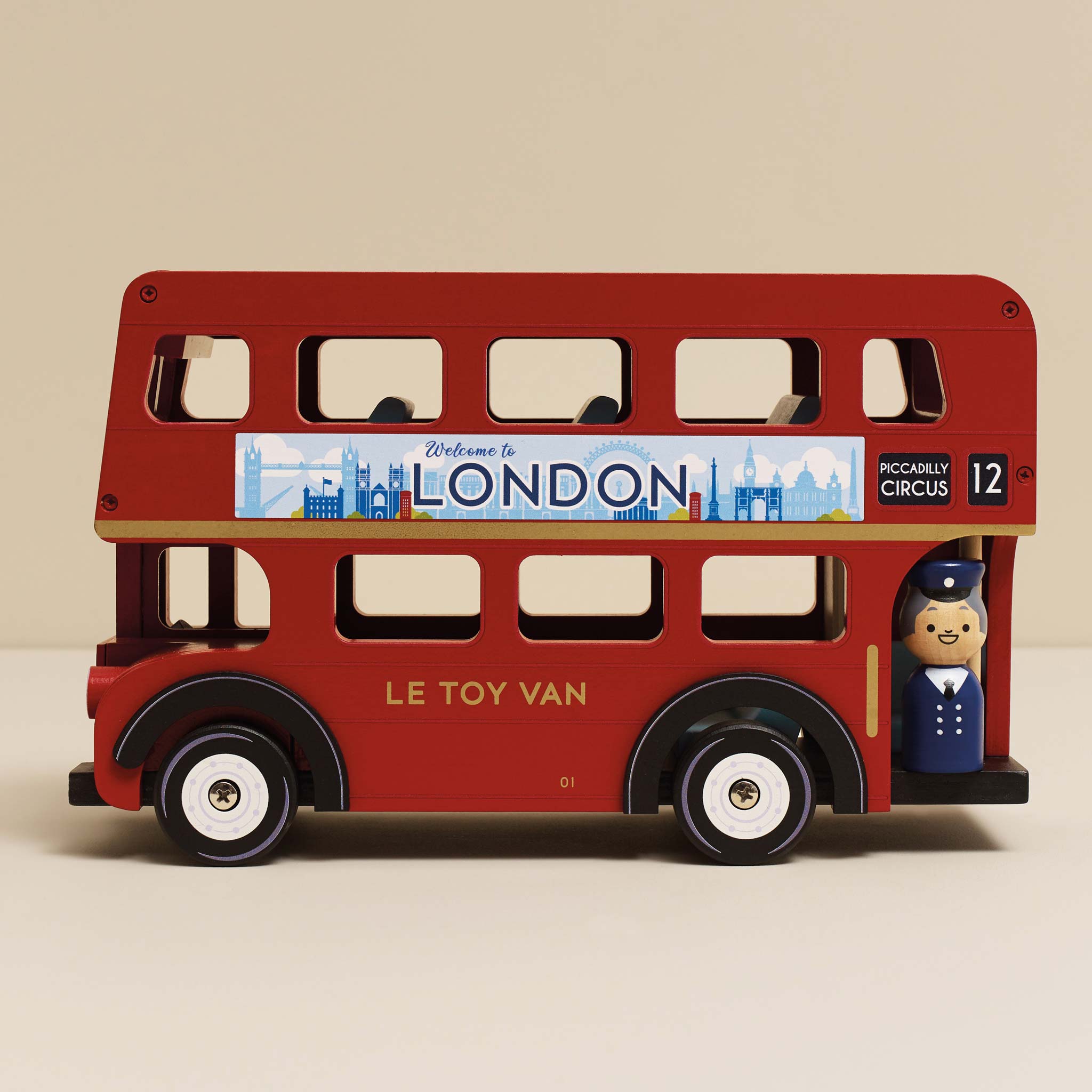 Le Toy Van London Wooden Bus