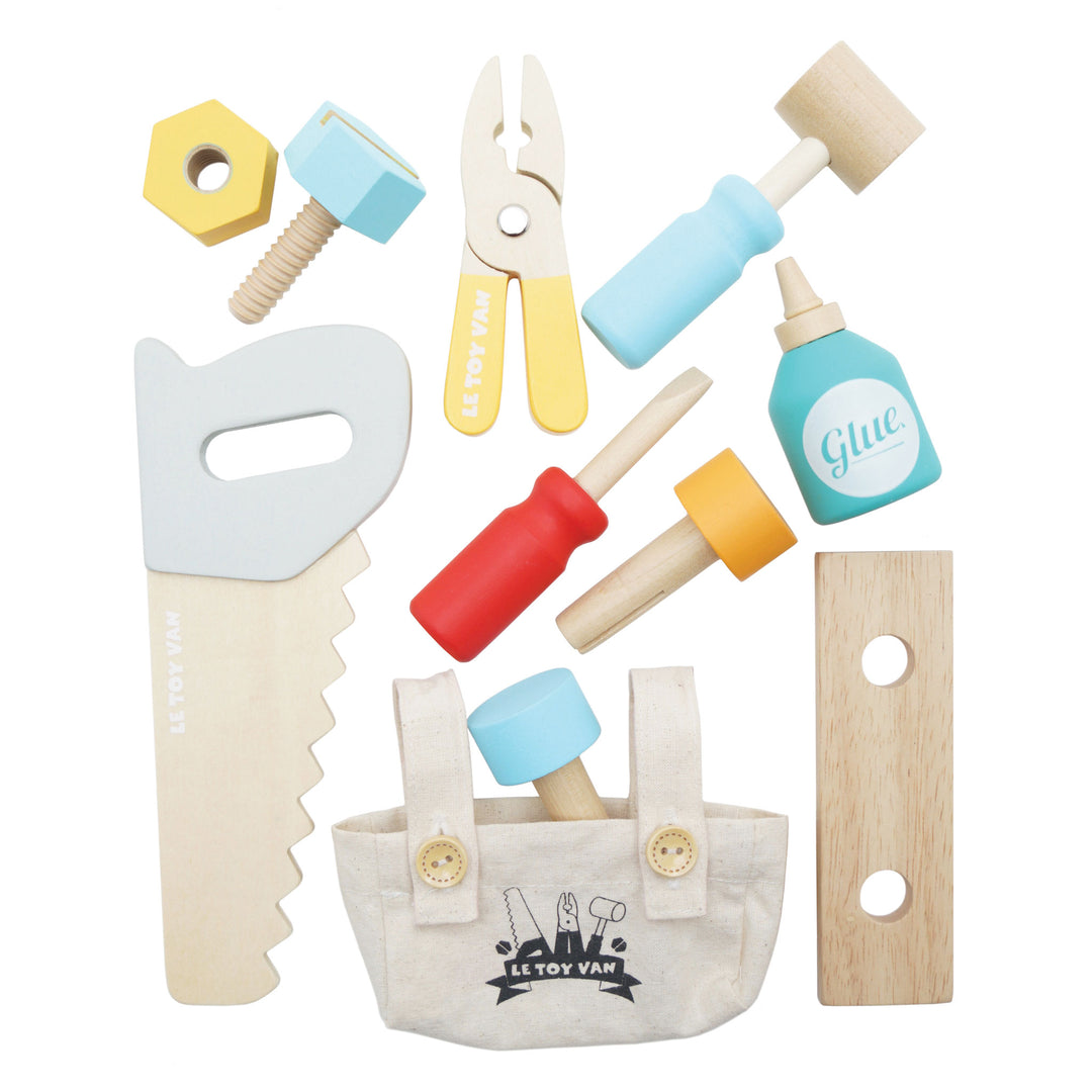 Le Toy Van Wooden Toolbox &amp; Tools