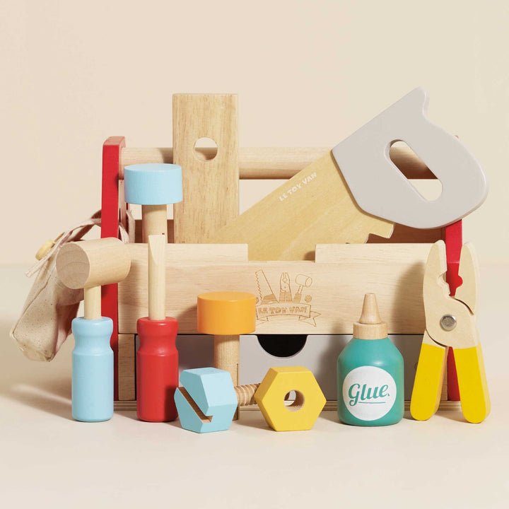 Le Toy Van Wooden Toolbox &amp; Tools