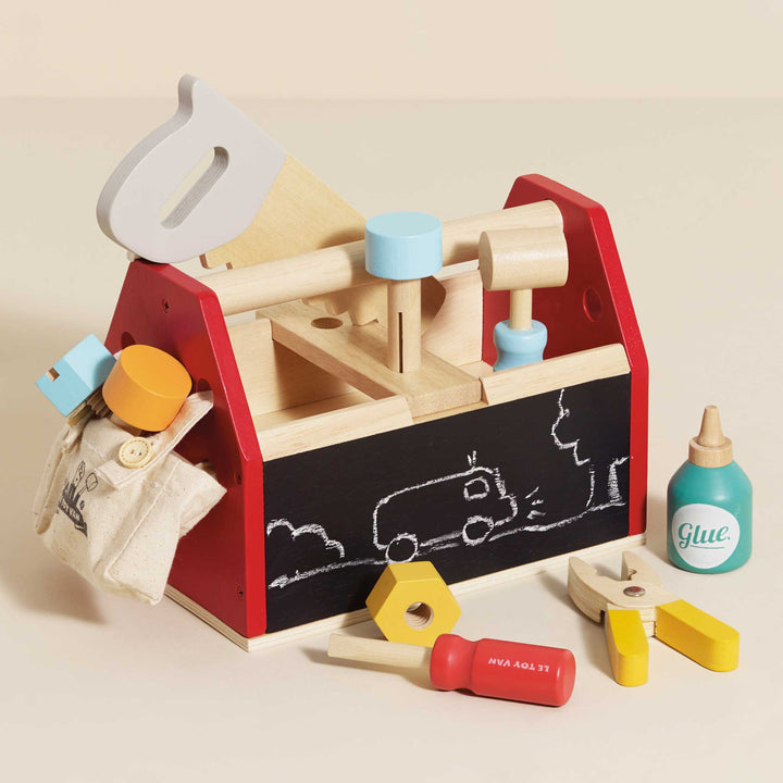 Le Toy Van Wooden Toolbox &amp; Tools