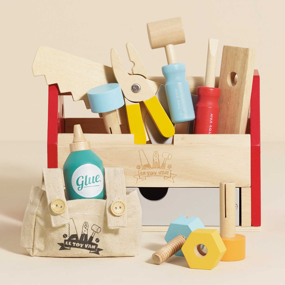 Le Toy Van Wooden Toolbox &amp; Tools