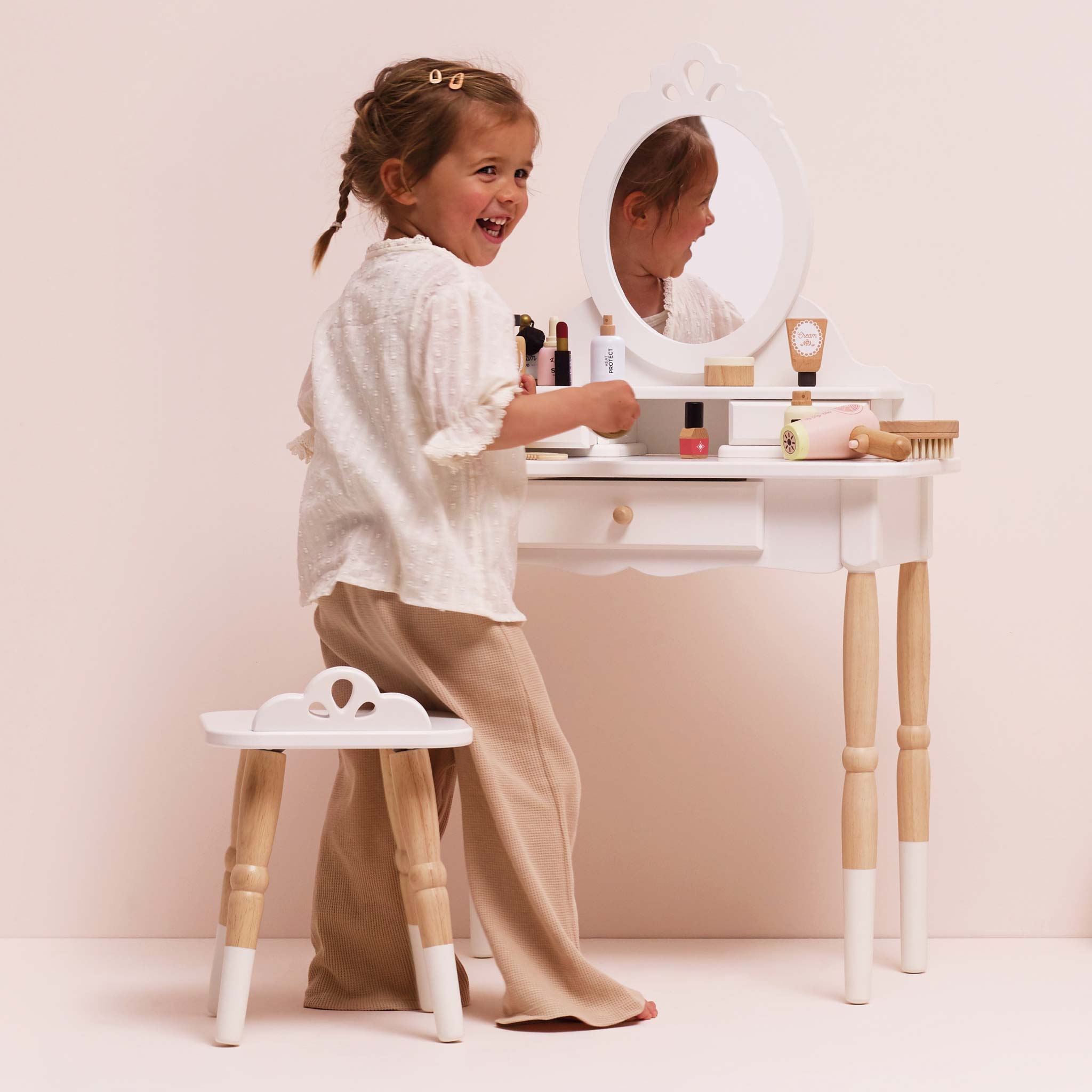 Le Toy Van Dressing-Up Vanity Table & Stool