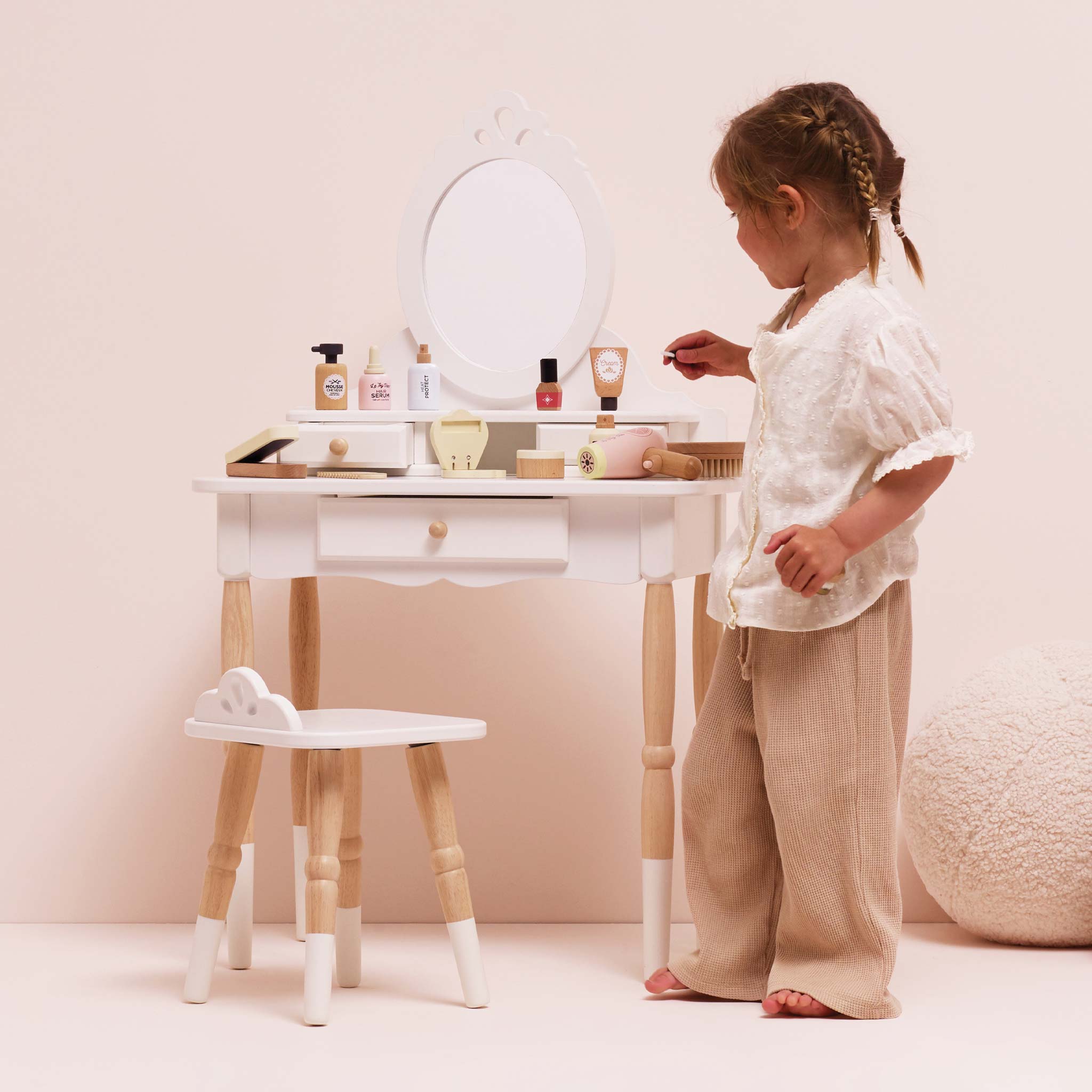 Le Toy Van Dressing-Up Vanity Table & Stool