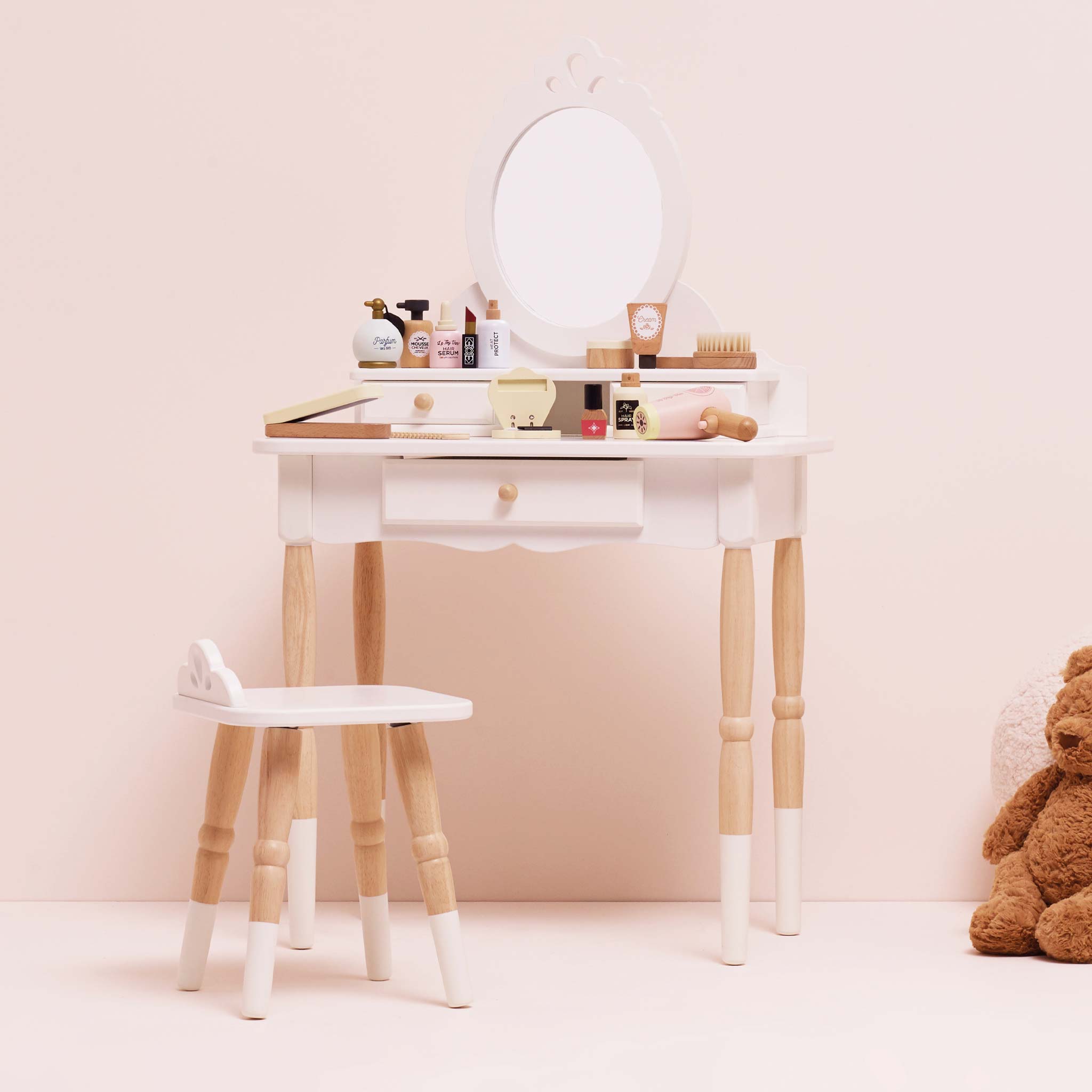 Le Toy Van Dressing-Up Vanity Table & Stool