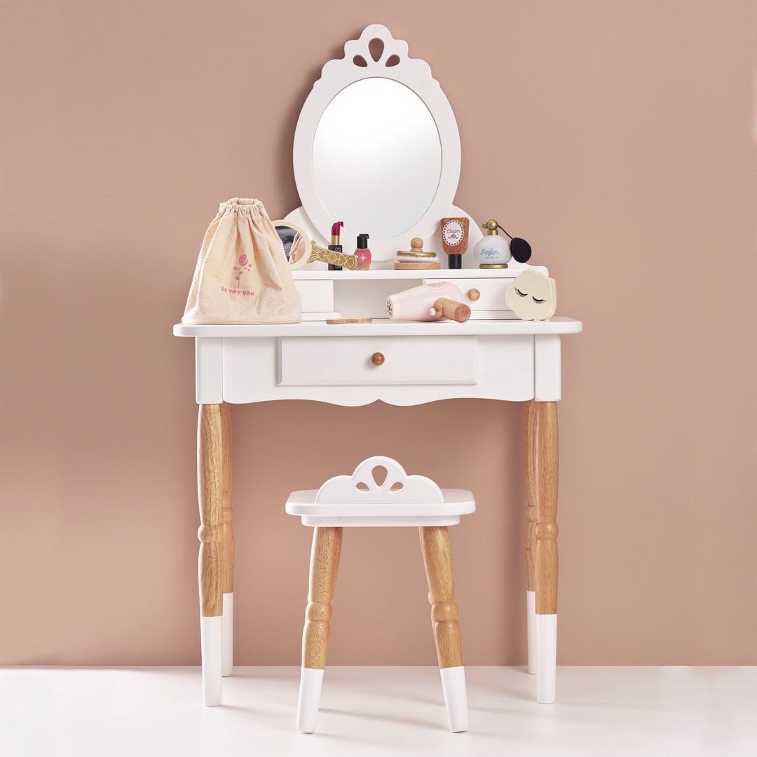 Le Toy Van Dressing-Up Vanity Table &amp; Stool