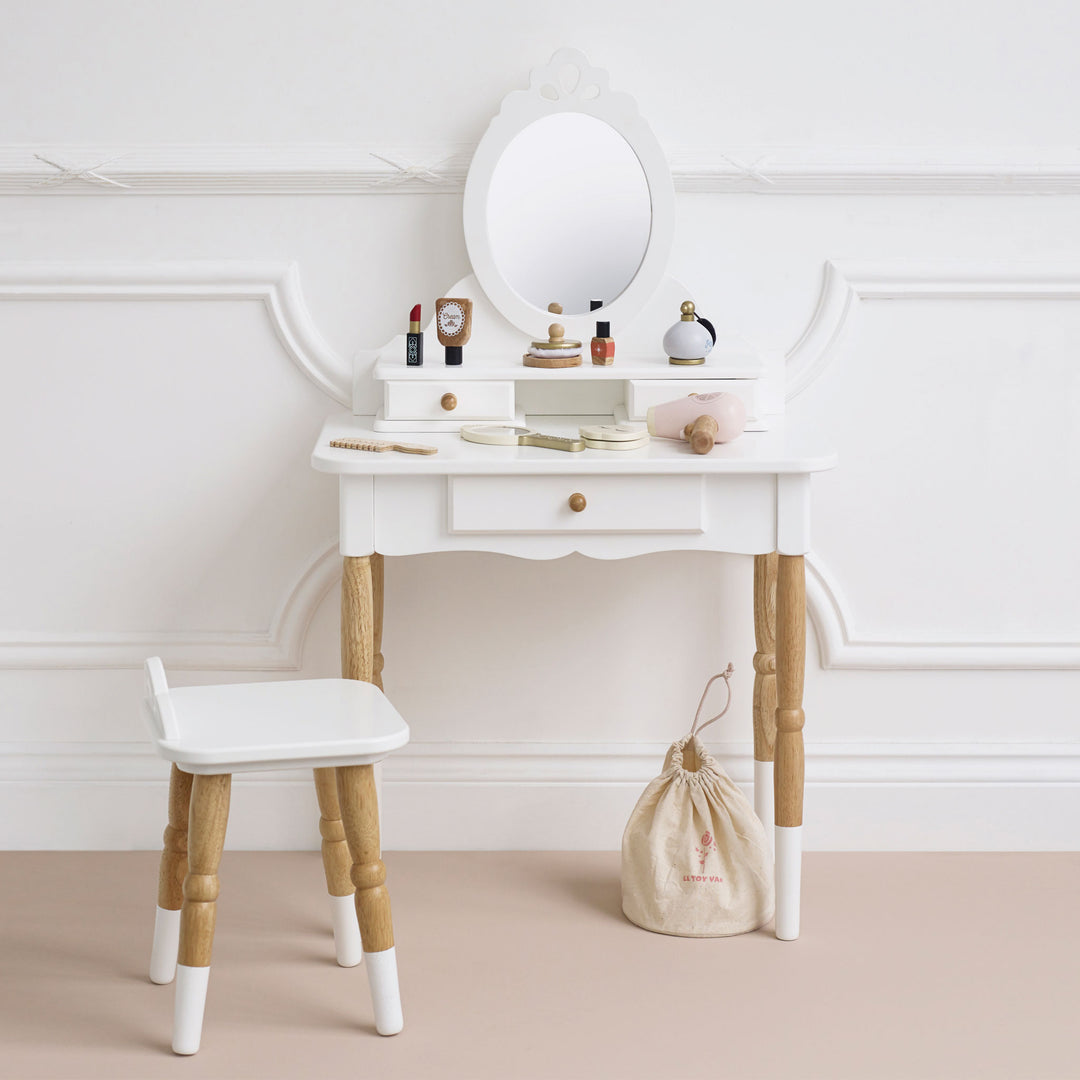 Le Toy Van Dressing-Up Vanity Table &amp; Stool