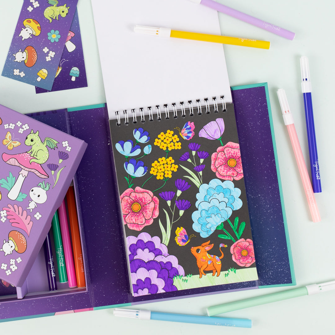 Tiger Tribe Colouring Set – Mystical Forest