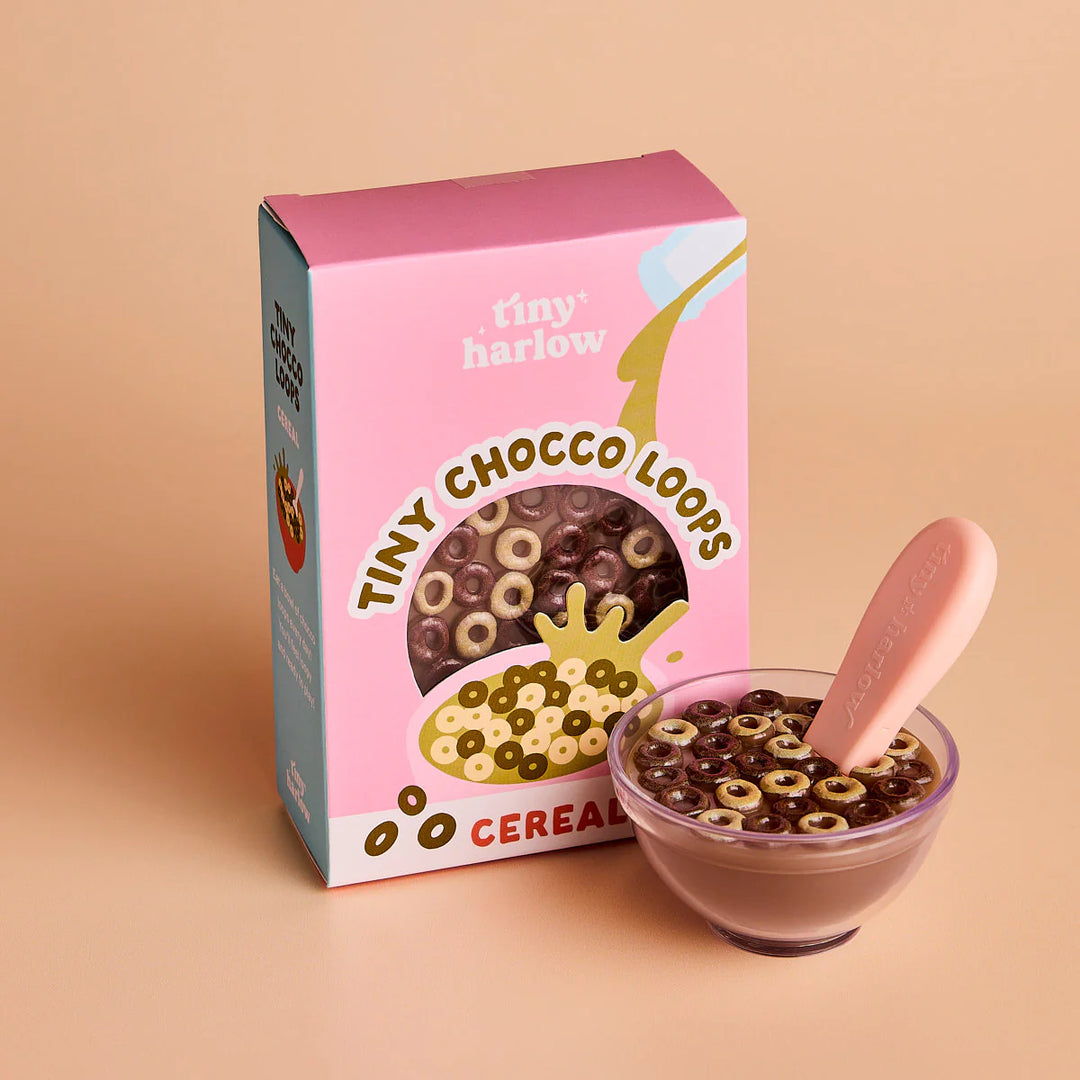 Tiny Harlow Tiny Tummies Tiny Chocco Loops Cereal Bowl