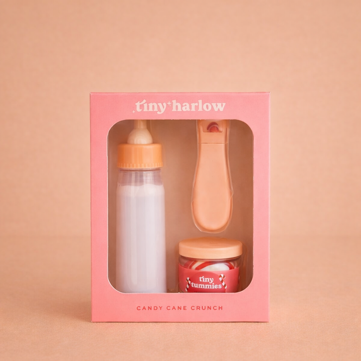 Tiny Harlow Tiny Tummies Christmas Gift Pack – Candy Cane Crunch