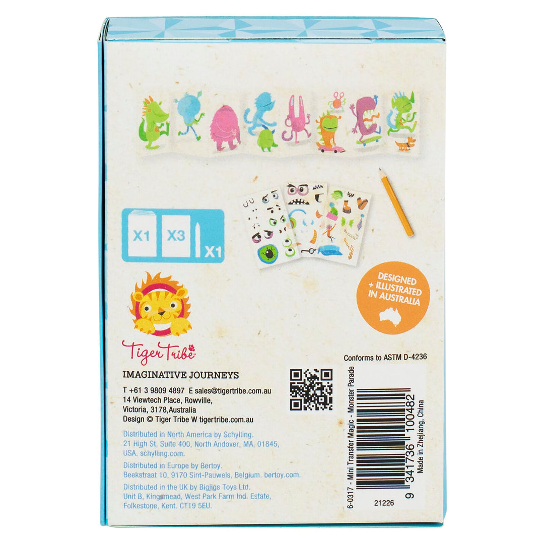 Tiger Tribe Mini Transfer Magic – Monster Parade