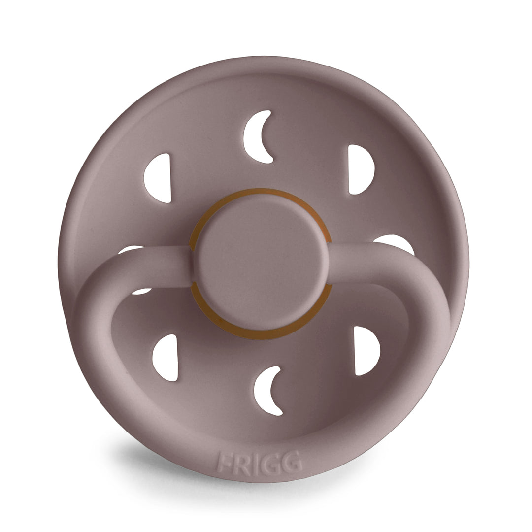 FRIGG Moon Phase Round Latex Pacifier – Twilight Mauve
