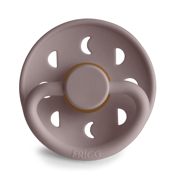 FRIGG Moon Phase Round Latex Pacifier – Twilight Mauve