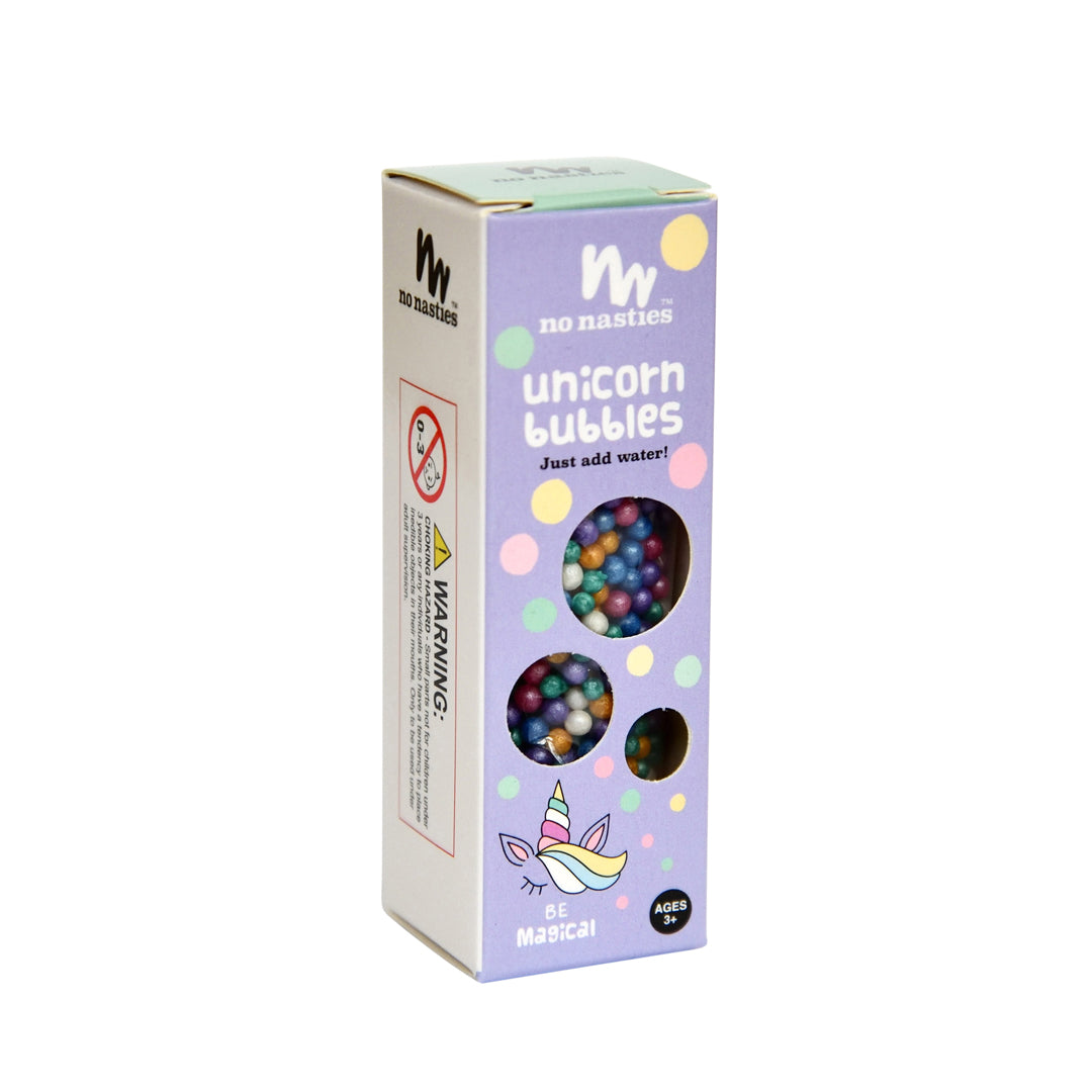 No Nasties Kids Unicorn Bubbles Biodegradable Water Beads – Approx. 500 Beads Pack