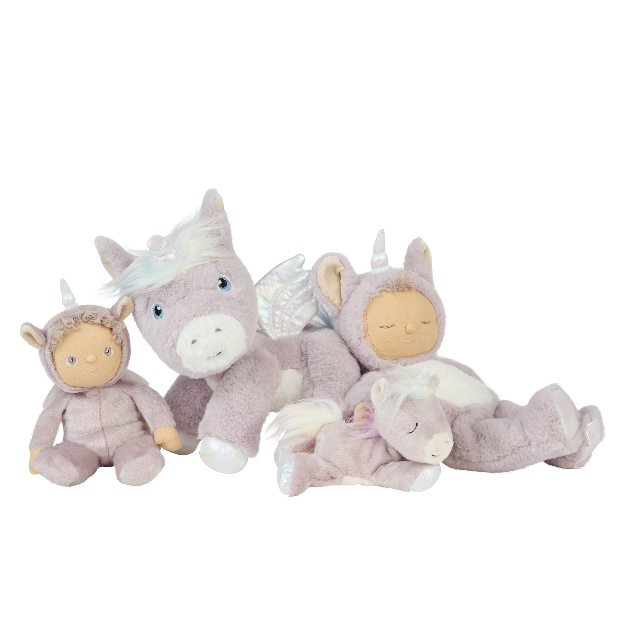 Olli Ella Binky Baby Unicorn – Glitter Lilac