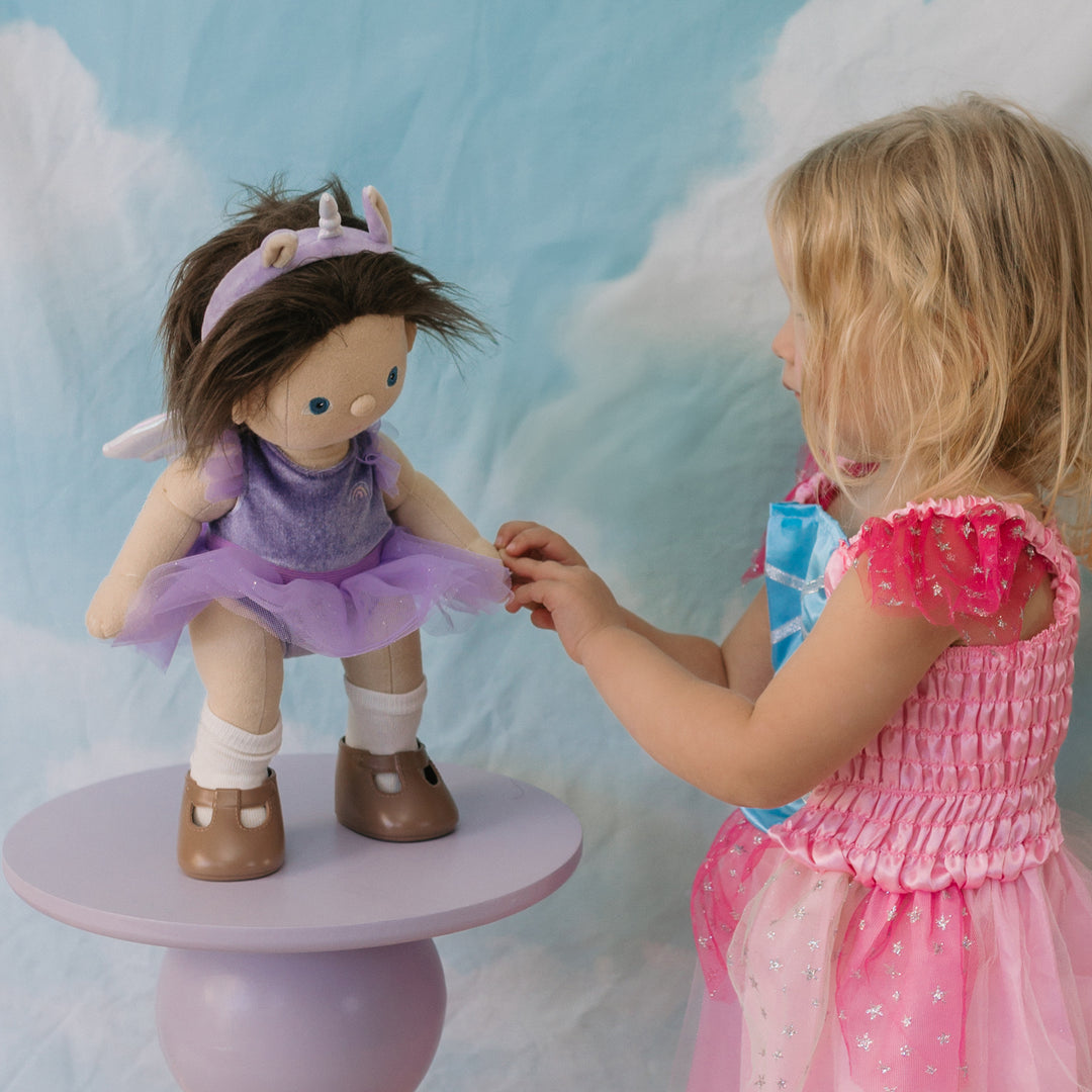 Olli Ella Dinkum Unicorn Outfit – Lilac