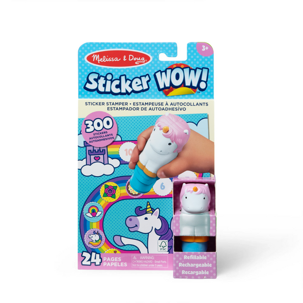 Melissa & Doug Sticker WOW!™ Activity Pad & Sticker Stamper – Unicorn