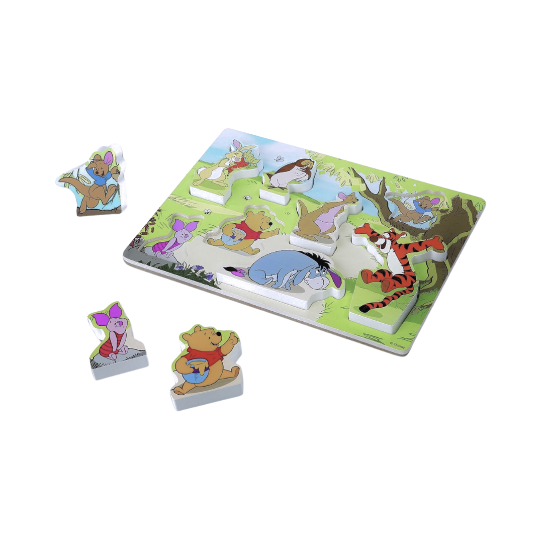 Melissa & Doug Disney Winnie the Pooh Wooden Chunky Puzzle – 8 Pieces