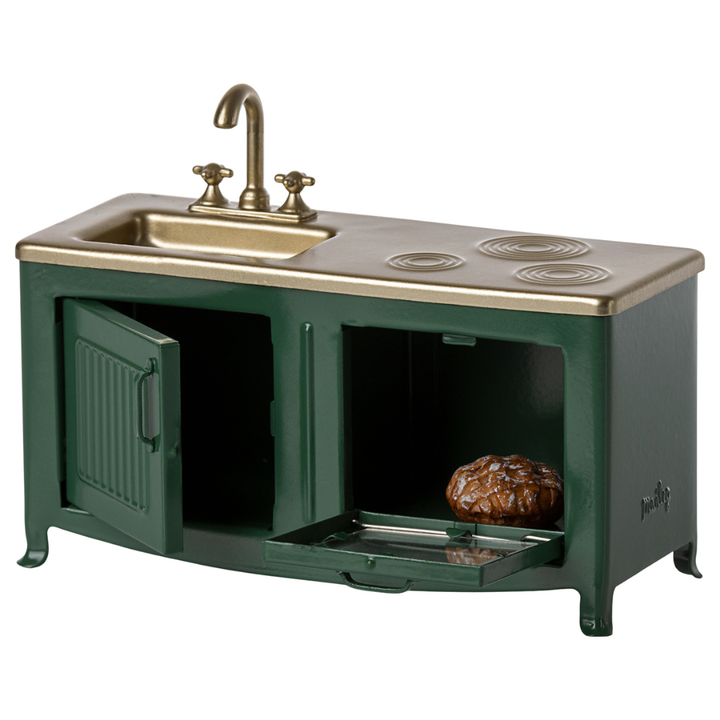 Maileg Miniature Mouse Kitchen – Dark Green