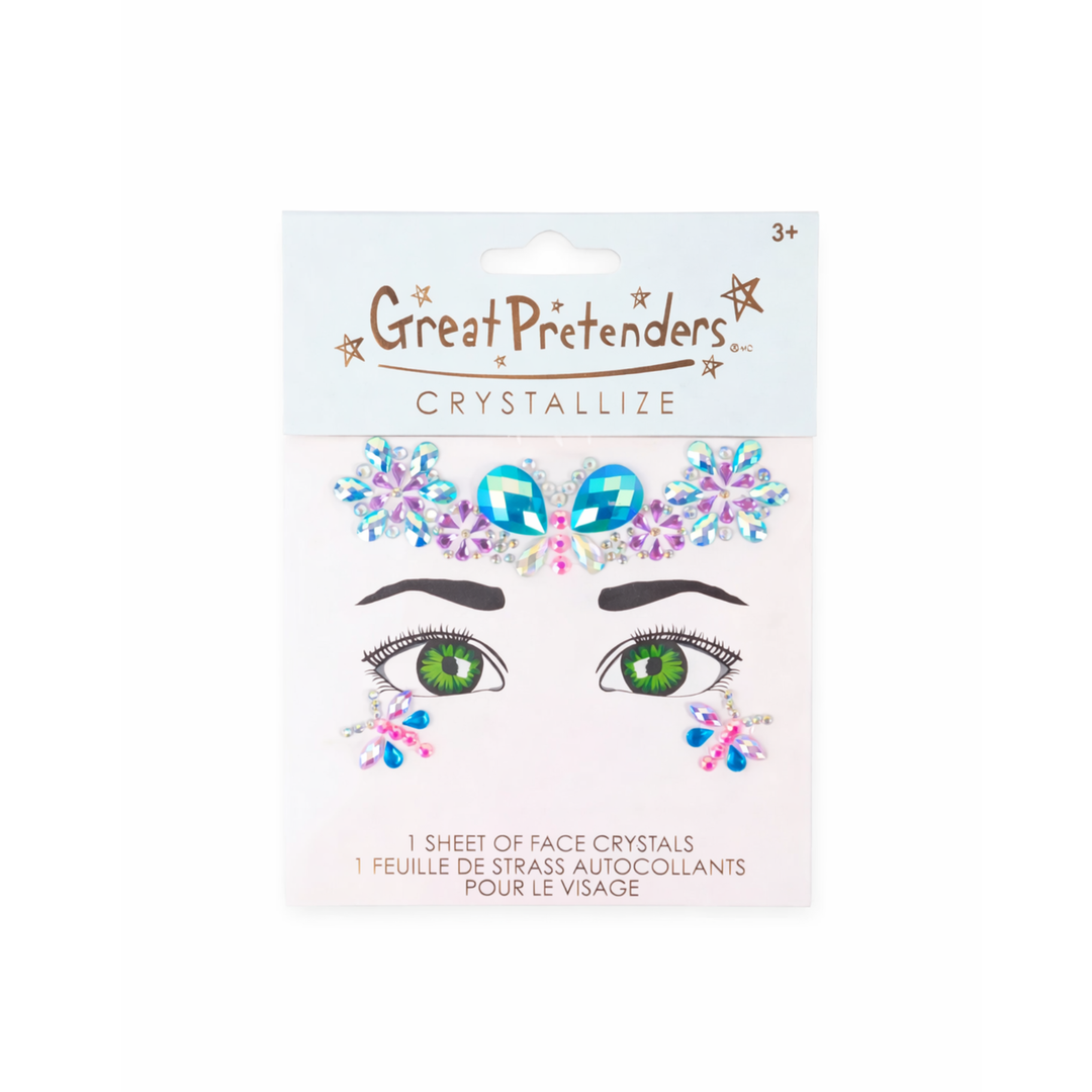 Great Pretenders Face Crystals – Butterfly Garden (3 Piece)