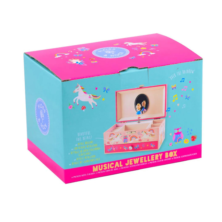 Floss &amp; Rock Musical Jewellery Box with Drawer – Rainbow Fairy